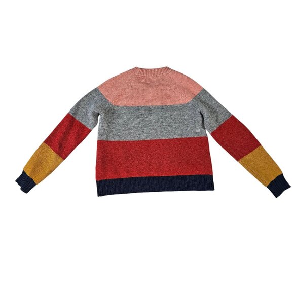 Striped J.Crew Womens Sweater Multicolor Medium Alpaca/Acrylic Blend - Picture 10 of 10